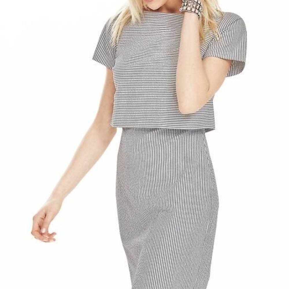 Banana Republic seersucker dress